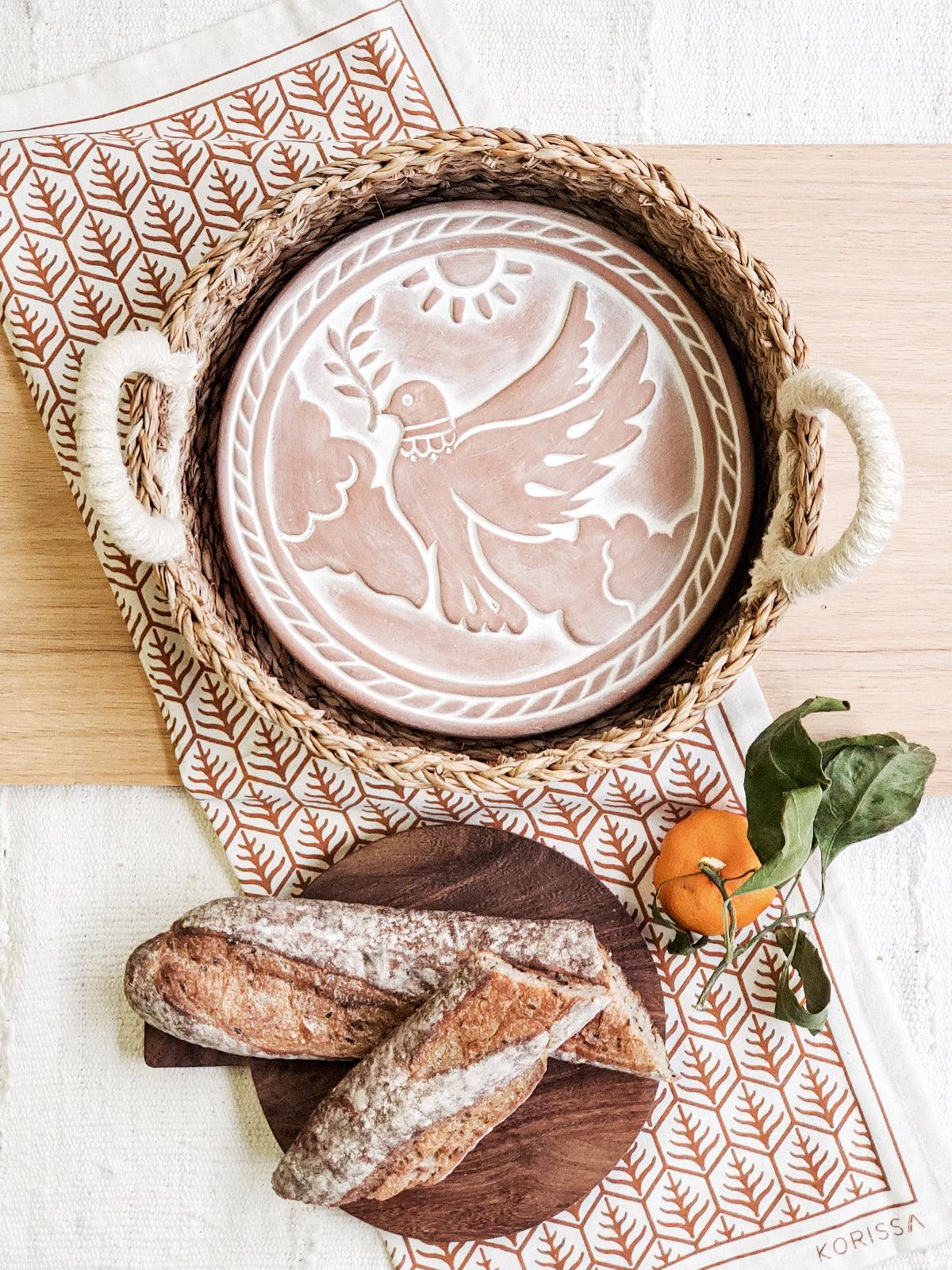 Bread Warmer & Basket - Dove In Peace - ItemBear.com