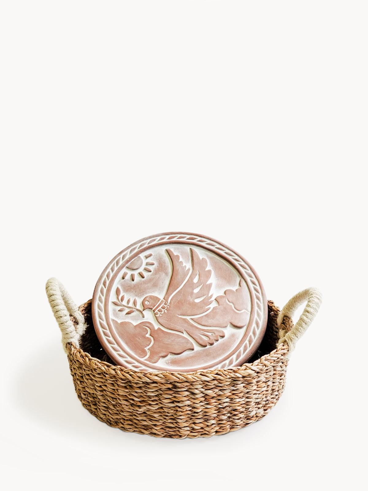 Bread Warmer & Basket - Dove In Peace - ItemBear.com