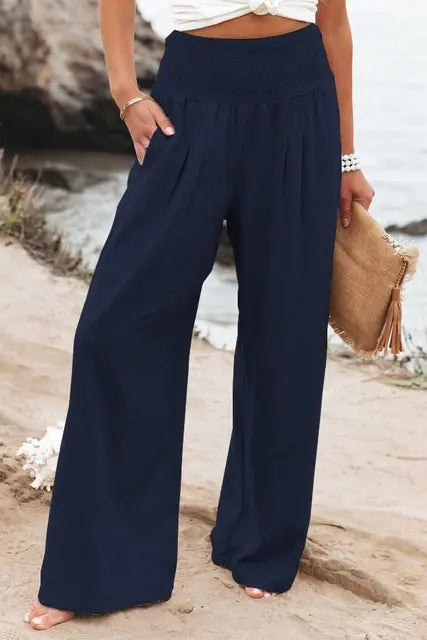 Cotton Linen Pockets Long Trousers - Premium from ItemBear.com - Just $19.60! Shop now at ItemBear.com