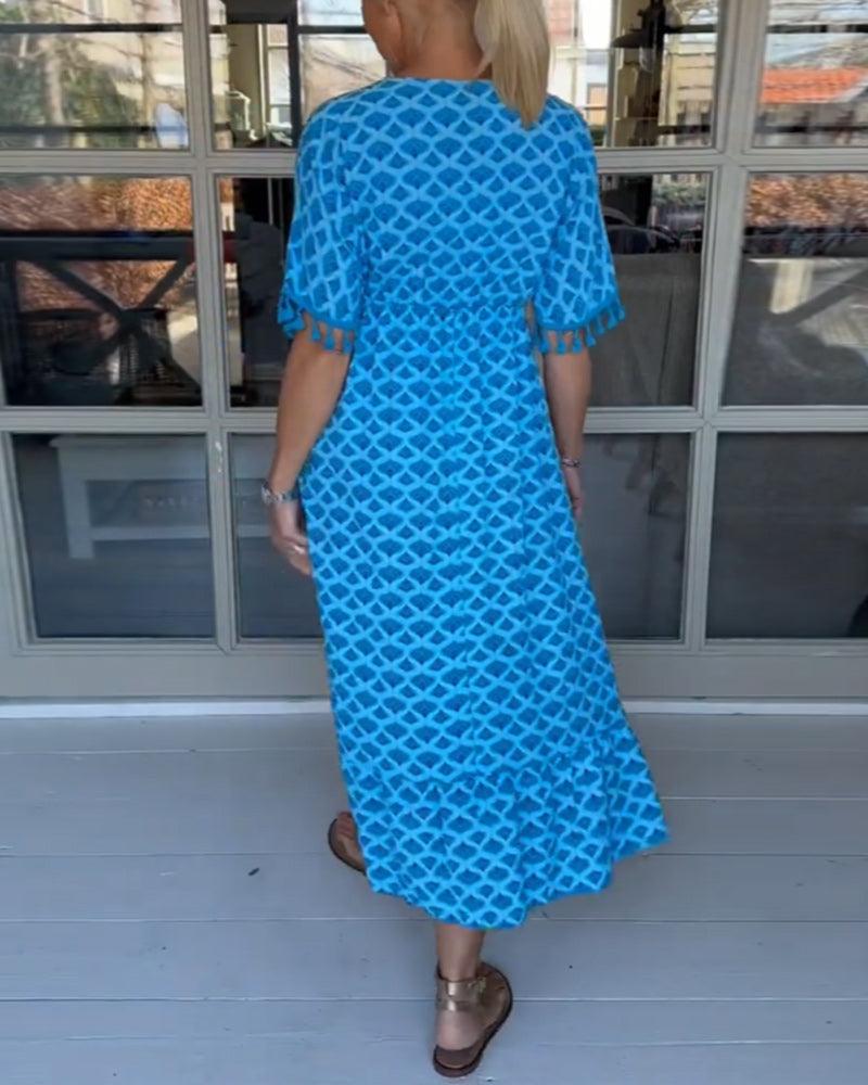Casual V - neck dress - ItemBear.com