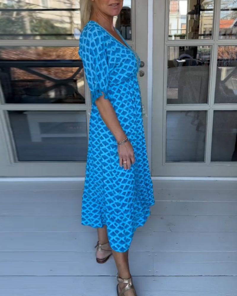 Casual V - neck dress - ItemBear.com