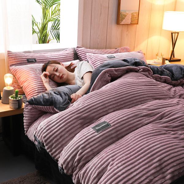 Corduroy Velvet Bedding Set - ItemBear.com