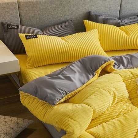 Corduroy Velvet Bedding Set - ItemBear.com