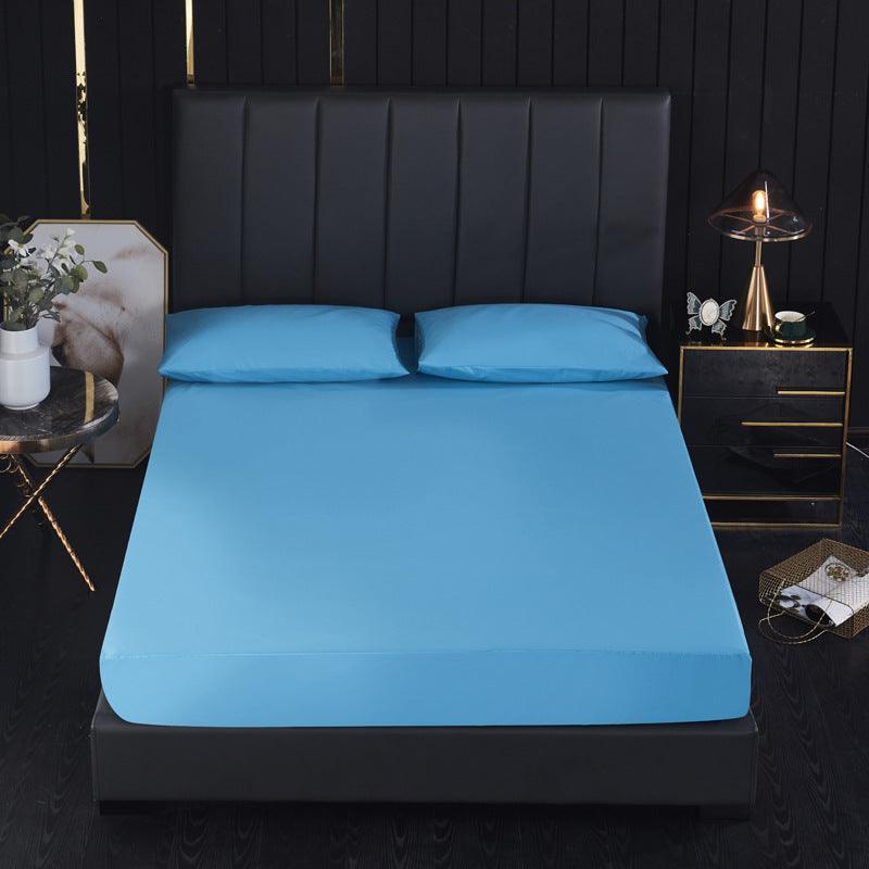 Cross - border new product solid color brushed bed sheet bed cover modern minimalist home fabric bed sheet waterproof baby wetting bed sheet - ItemBear.com