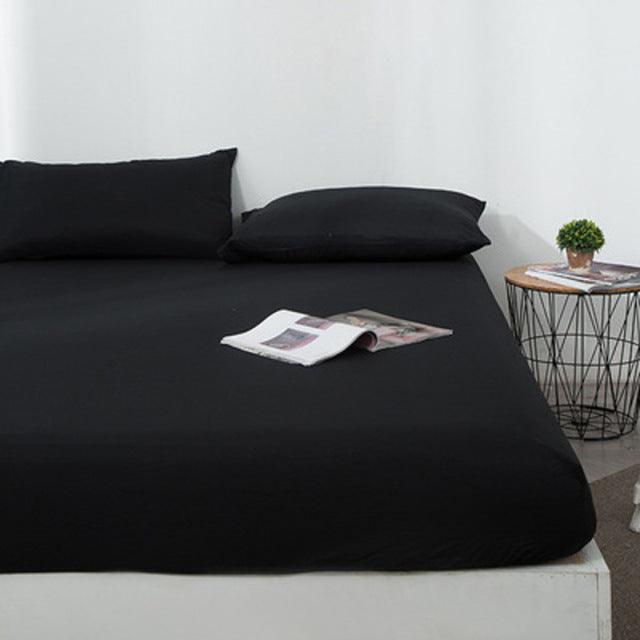 Cross - border new product solid color brushed bed sheet bed cover modern minimalist home fabric bed sheet waterproof baby wetting bed sheet - ItemBear.com