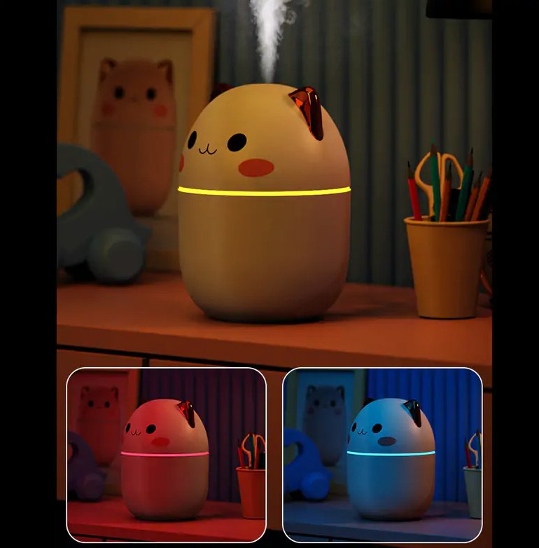 Cute Panda and Cat Humidifier 250ml - ItemBear.com