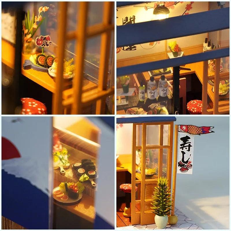 CUTEBEE Doll House Miniature DIY Dollhouse With Furnitures Wooden House Casa Diorama Toys For Children Birthday Gift Z007 - ItemBear.com