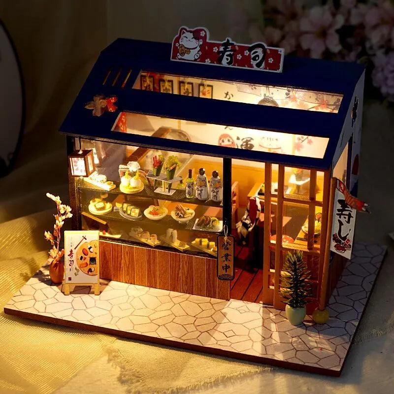 CUTEBEE Doll House Miniature DIY Dollhouse With Furnitures Wooden House Casa Diorama Toys For Children Birthday Gift Z007 - ItemBear.com