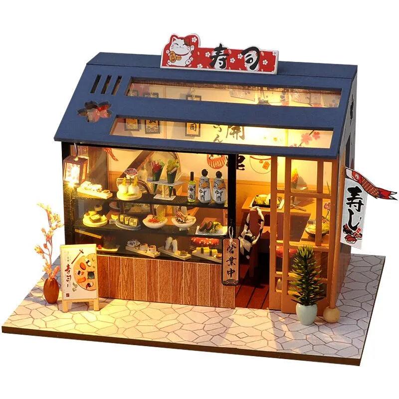 CUTEBEE Doll House Miniature DIY Dollhouse With Furnitures Wooden House Casa Diorama Toys For Children Birthday Gift Z007 - ItemBear.com
