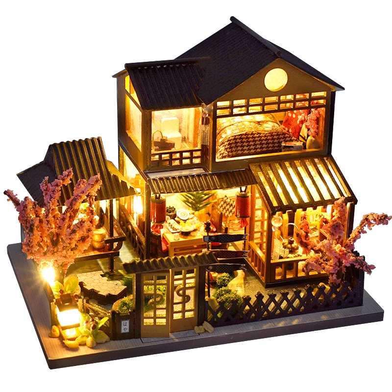 CUTEBEE Doll House Miniature DIY Dollhouse With Furnitures Wooden House Casa Diorama Toys For Children Birthday Gift Z007 - ItemBear.com