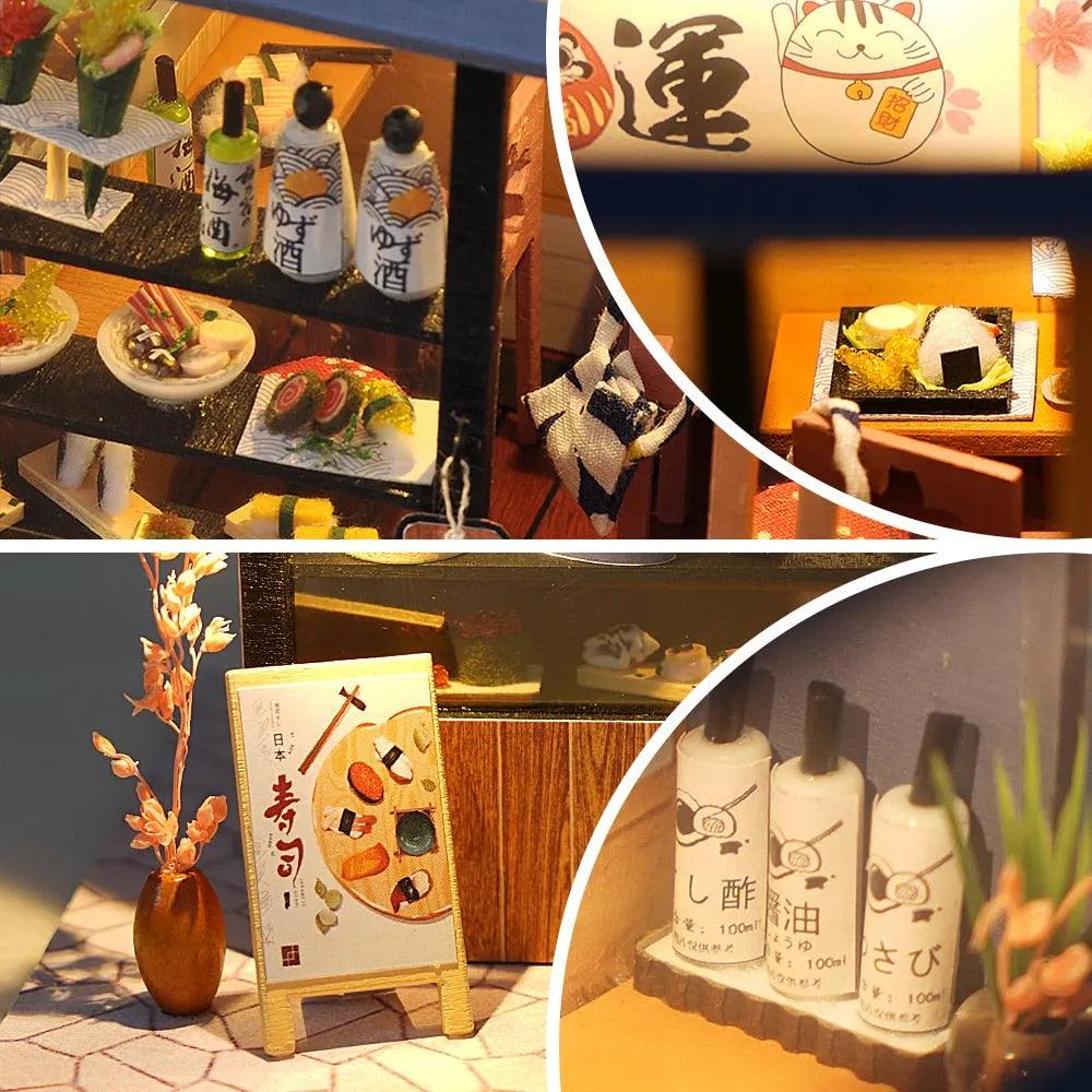 CUTEBEE Doll House Miniature DIY Dollhouse With Furnitures Wooden House Casa Diorama Toys For Children Birthday Gift Z007 - ItemBear.com