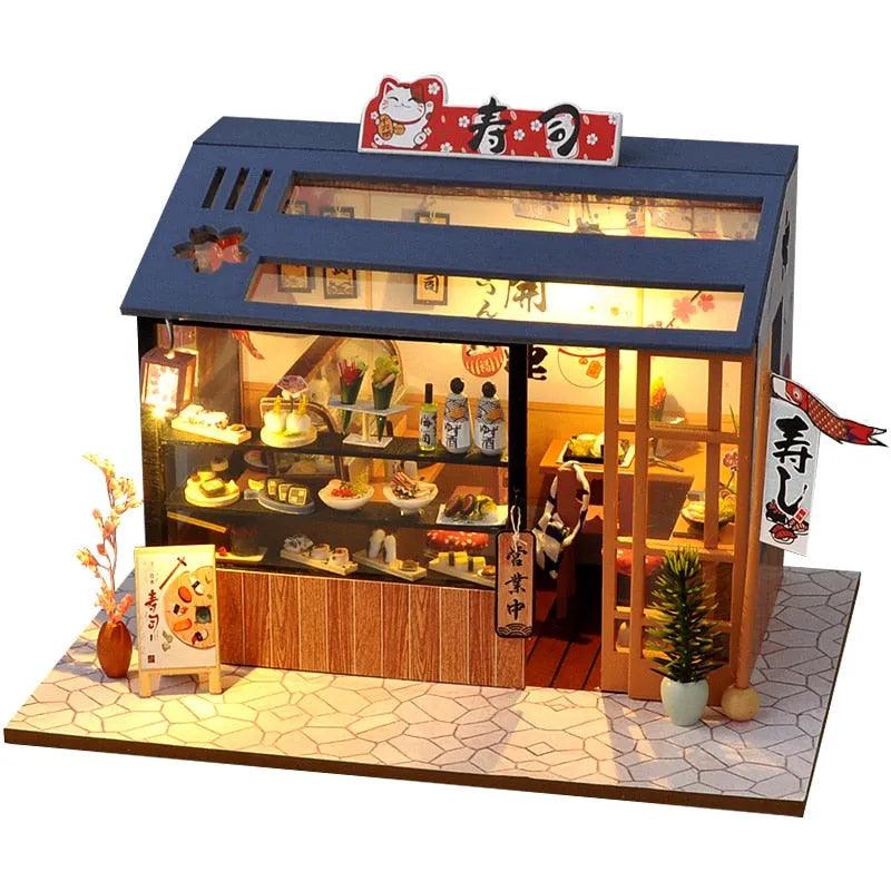 CUTEBEE Doll House Miniature DIY Dollhouse With Furnitures Wooden House Casa Diorama Toys For Children Birthday Gift Z007 - ItemBear.com