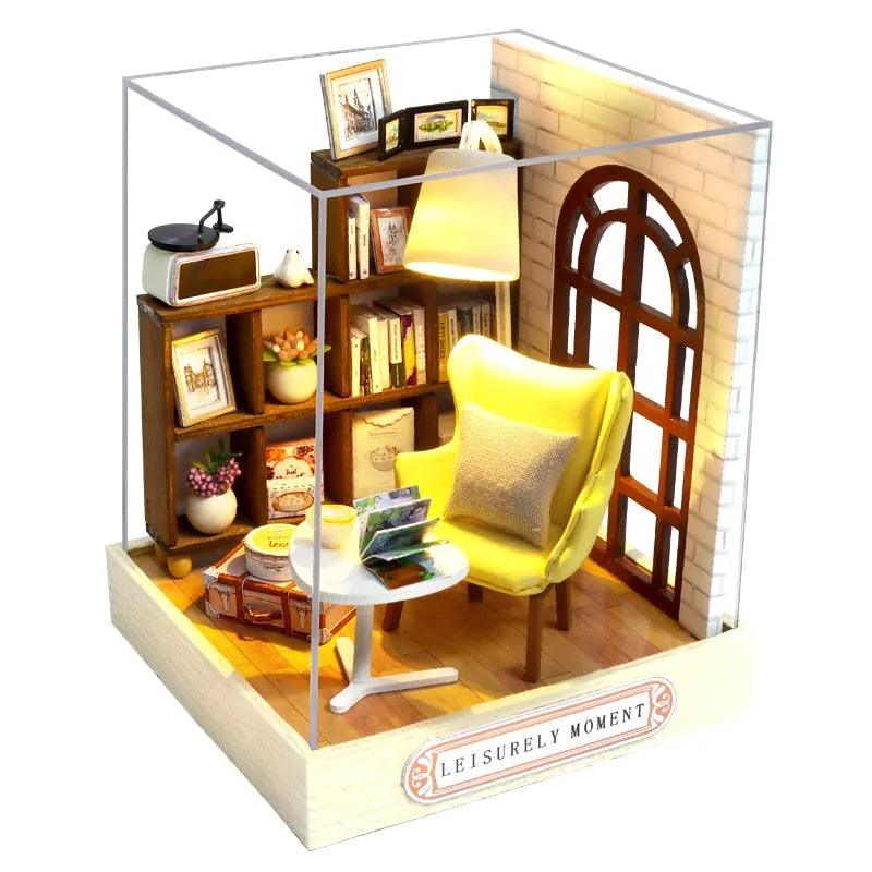 CUTEBEE Doll House Miniature DIY Dollhouse With Furnitures Wooden House Casa Diorama Toys For Children Birthday Gift Z007 - ItemBear.com