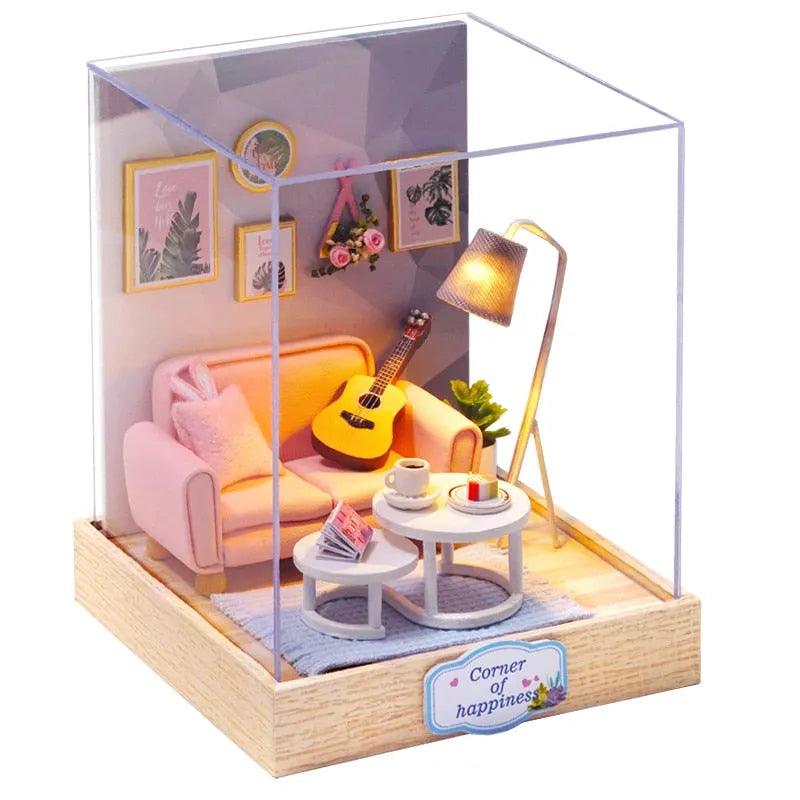 CUTEBEE Doll House Miniature DIY Dollhouse With Furnitures Wooden House Casa Diorama Toys For Children Birthday Gift Z007 - ItemBear.com