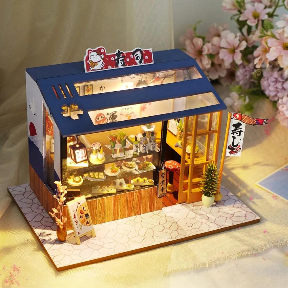 CUTEBEE Doll House Miniature DIY Dollhouse With Furnitures Wooden House Casa Diorama Toys For Children Birthday Gift Z007 - ItemBear.com