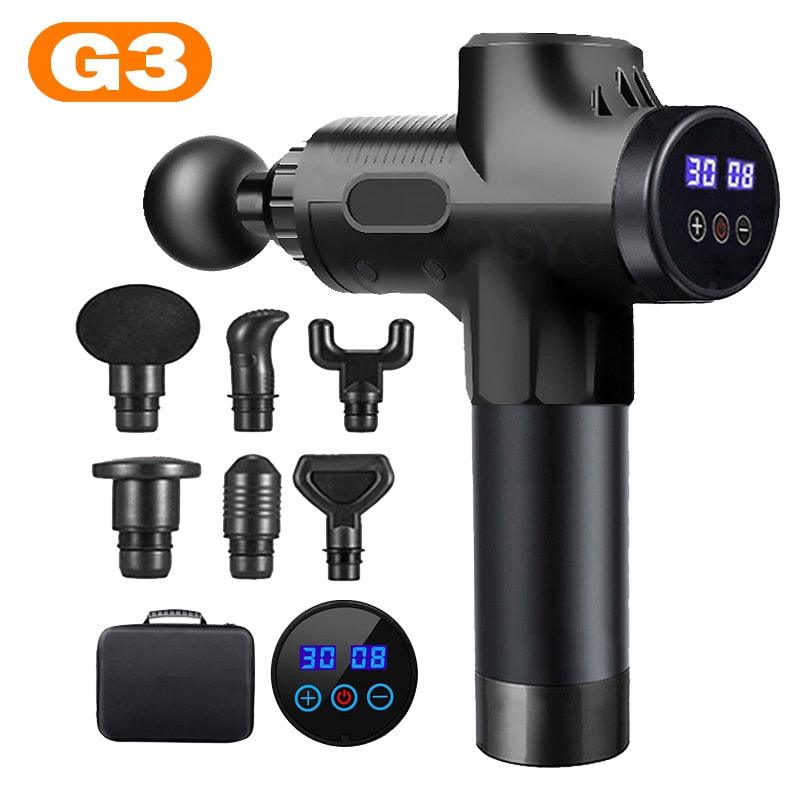 Deep Tissue Muscle Massage Gun 16.8V BRUSHLESS Body Shoulder Neck Massager Exercising Athletes Relaxation Slimming Pain Relief - ItemBear.com