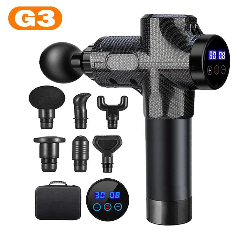 Deep Tissue Muscle Massage Gun 16.8V BRUSHLESS Body Shoulder Neck Massager Exercising Athletes Relaxation Slimming Pain Relief - ItemBear.com