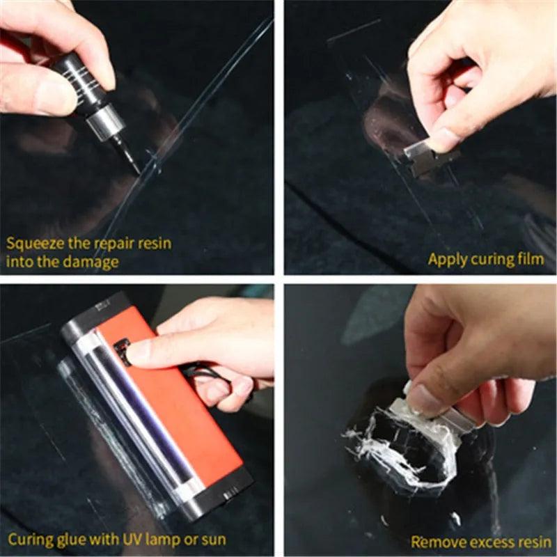 DIY Car Windshield Repair Tool Upgrade Automotive Glass Nano Repair Fluid Windshield Scratch Crack Restore Auto Window Repair - ItemBear.com