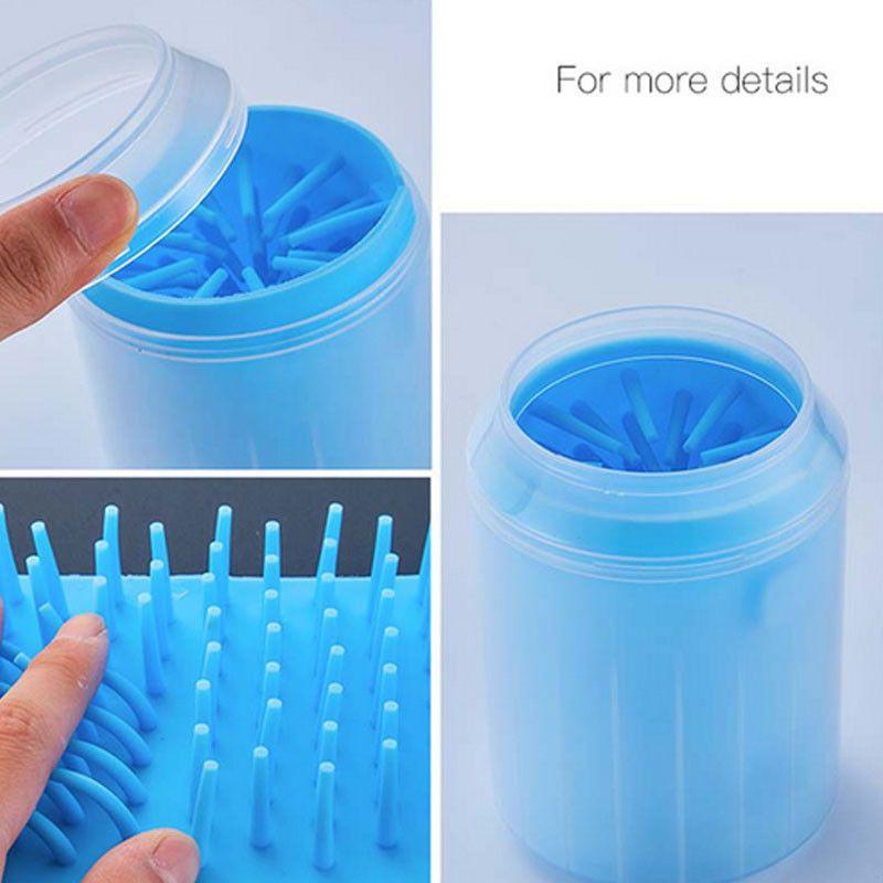 Dog Paw Cleaner Cup Soft Silicone Combs Portable Outdoor Pet towel Foot Washer Paw Clean Brush Quickly Wash Foot Cleaning Bucket - ItemBear.com