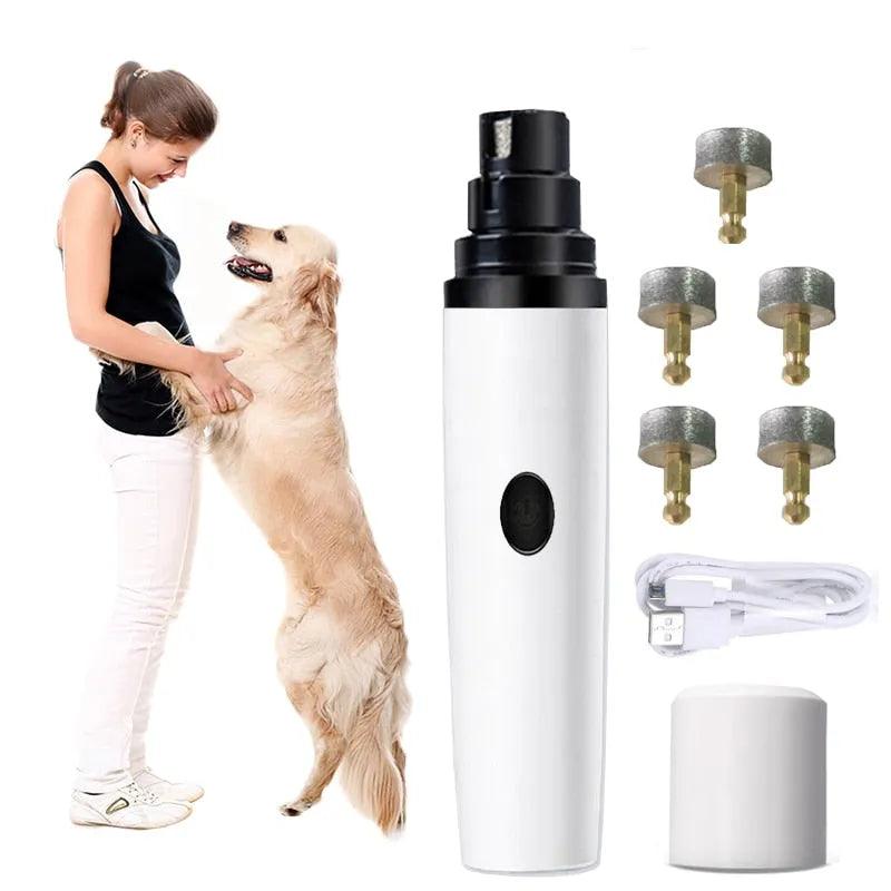 Electric Dog Nail Clippers for Dog Nail Grinders Rechargeable USB Charging Pet Quiet Cat Paws Nail Grooming Trimmer Tools - ItemBear.com