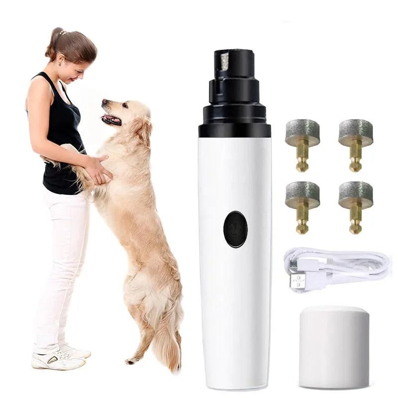 Electric Dog Nail Clippers for Dog Nail Grinders Rechargeable USB Charging Pet Quiet Cat Paws Nail Grooming Trimmer Tools - ItemBear.com