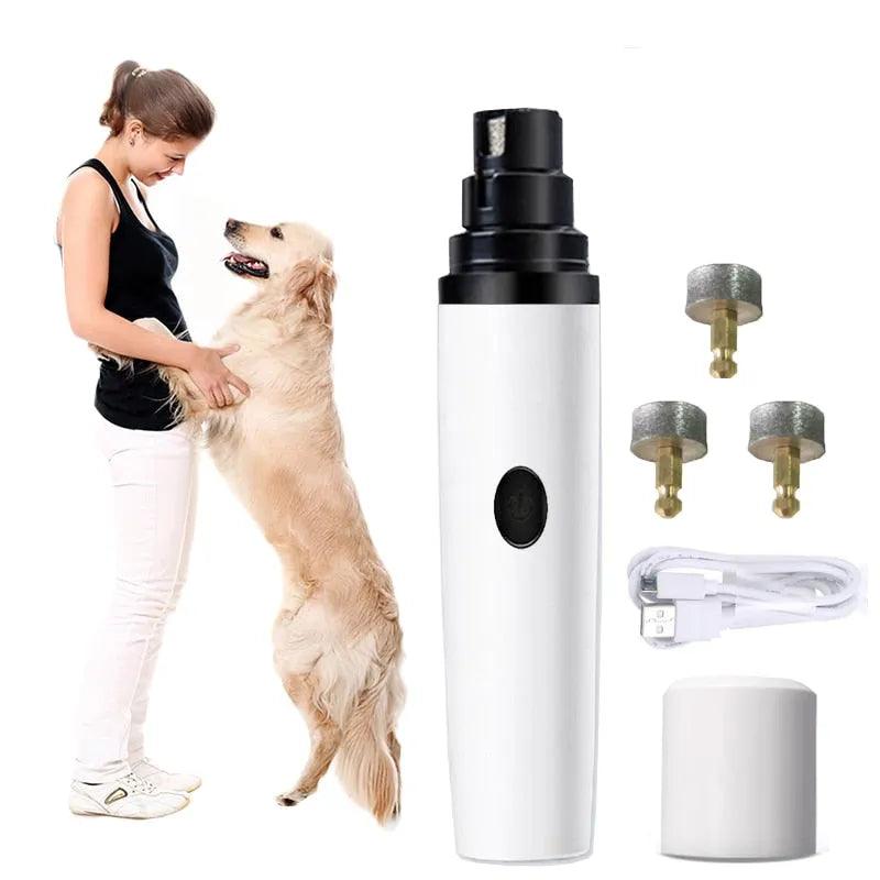 Electric Dog Nail Clippers for Dog Nail Grinders Rechargeable USB Charging Pet Quiet Cat Paws Nail Grooming Trimmer Tools - ItemBear.com