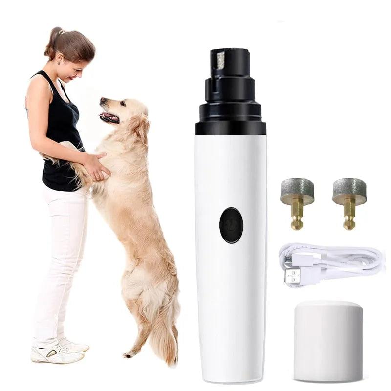 Electric Dog Nail Clippers for Dog Nail Grinders Rechargeable USB Charging Pet Quiet Cat Paws Nail Grooming Trimmer Tools - ItemBear.com