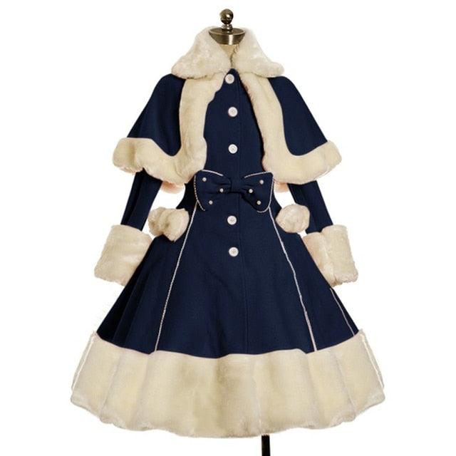 Elegant Long Sleeve Ruffle Lace Pleated Dress - ItemBear.com