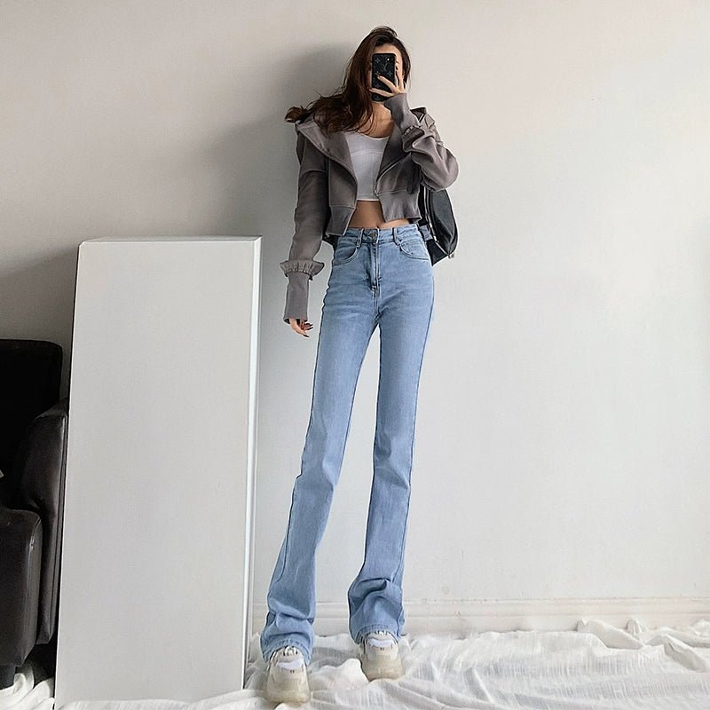European and American-Style Gray Cardigan Jacket Thin Hoodie - ItemBear.com