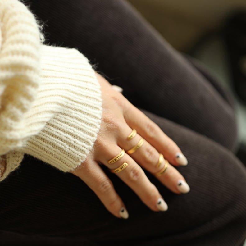 "Everything carries me to you" -Pablo Neruda Wrap Ring - ItemBear.com
