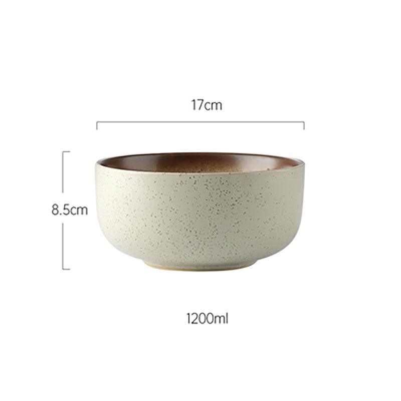 FANCITY Creative Noodle Wrist, Large Ramen Bowl, Ceramic Millet Porridge Bowl, Noodle Bowl, Beef Soup Noodle Bowl - ItemBear.com