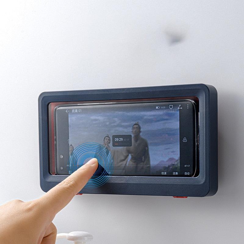 Faroot Punch-Free Bathroom Phone Case Waterproof Mobile Phone Holder Wall Mount Shower Accessories High Quality - ItemBear.com