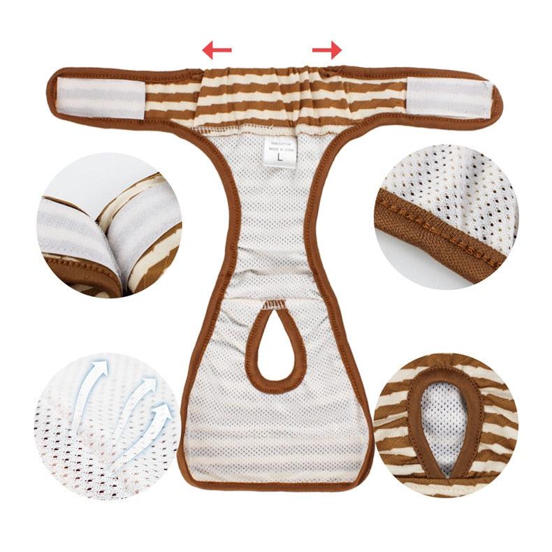 Female Dog Shorts Panties Menstruation Underwear Briefs Jumpsuit Pet Physiological Pant Diaper Sanitary Washable - ItemBear.com