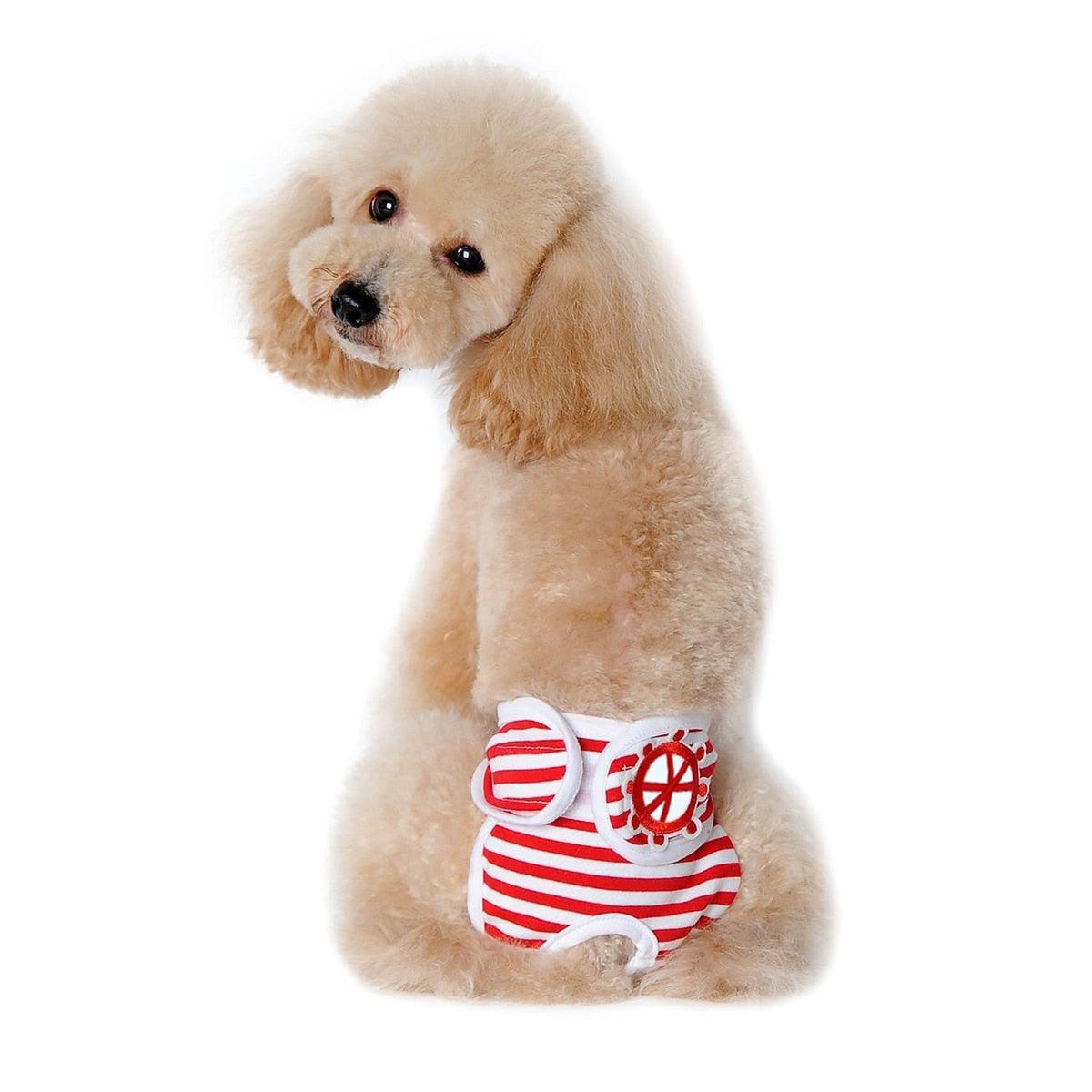 Female Dog Shorts Panties Menstruation Underwear Briefs Jumpsuit Pet Physiological Pant Diaper Sanitary Washable - ItemBear.com