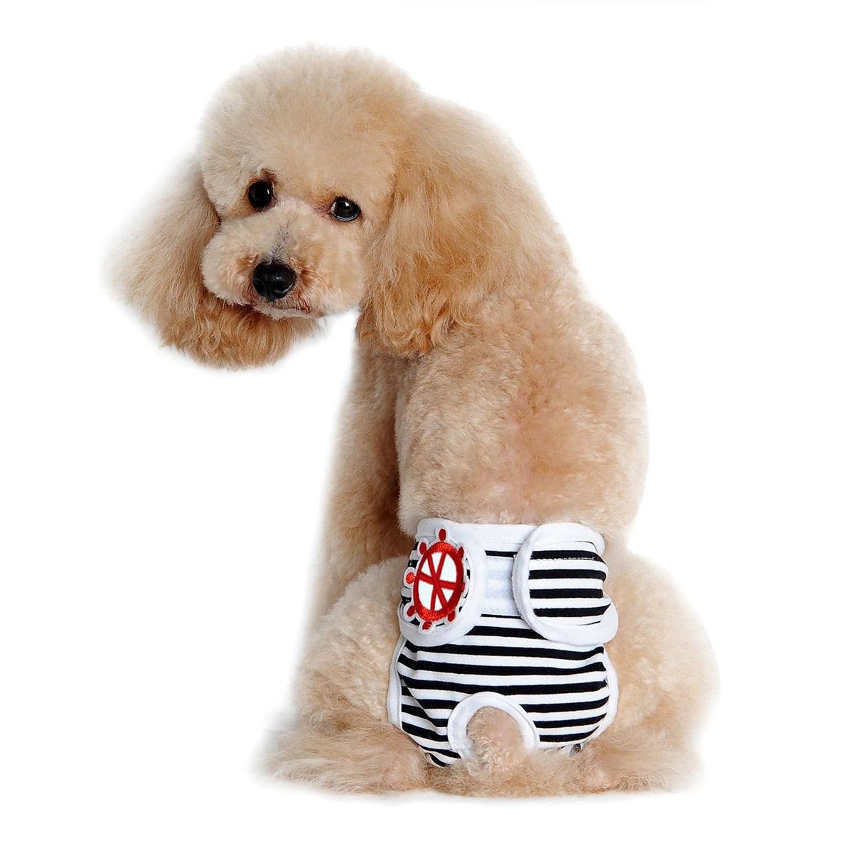 Female Dog Shorts Panties Menstruation Underwear Briefs Jumpsuit Pet Physiological Pant Diaper Sanitary Washable - ItemBear.com