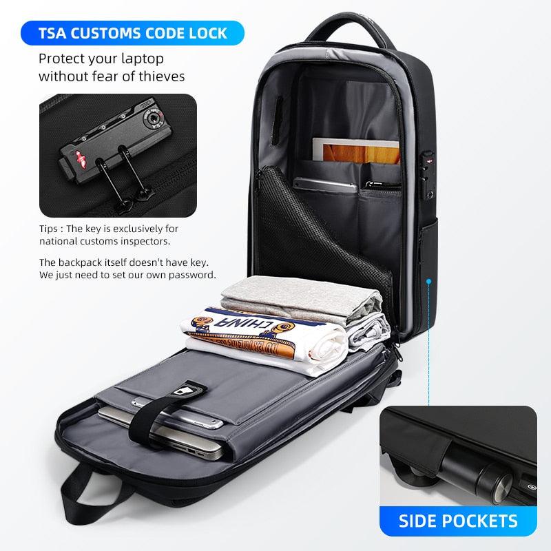 Fenruien Brand Laptop Backpack Anti-theft Waterproof School Backpacks USB Charging Men Business Travel Bag Backpack New Design - ItemBear.com