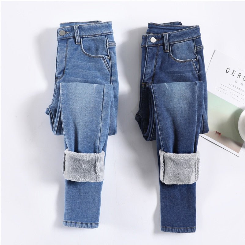Fleece Lined Jeans - ItemBear.com