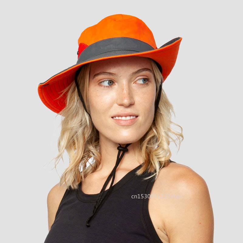 Girls Ponytail Summer Sun Hat Wide Brim UV Protection - ItemBear.com