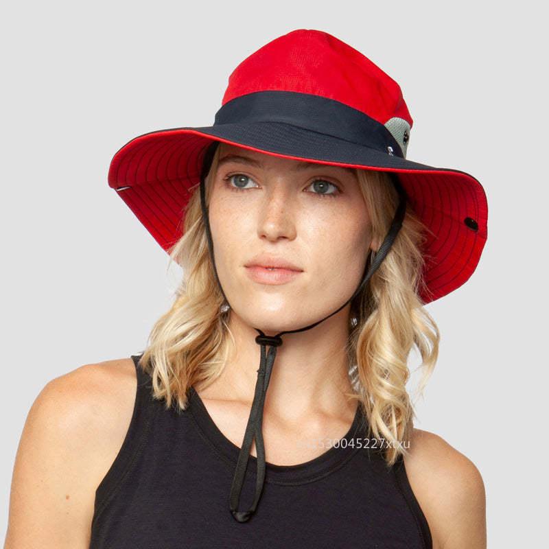 Girls Ponytail Summer Sun Hat Wide Brim UV Protection - ItemBear.com