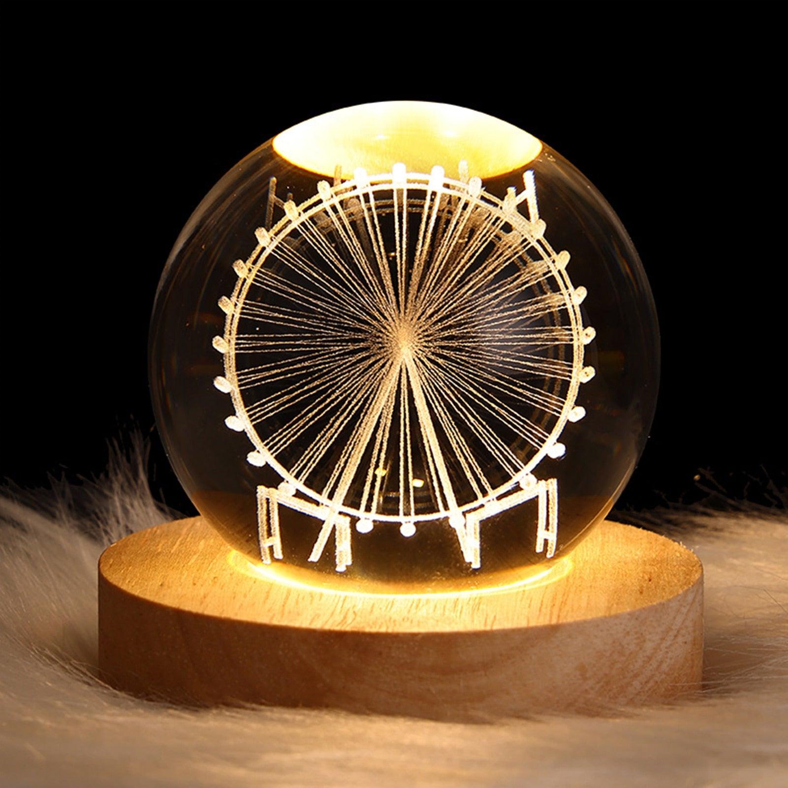 Glowing Crystal Ball Night Light - ItemBear.com