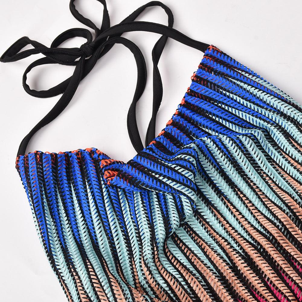 Gradient Mesh Mini Dress - ItemBear.com