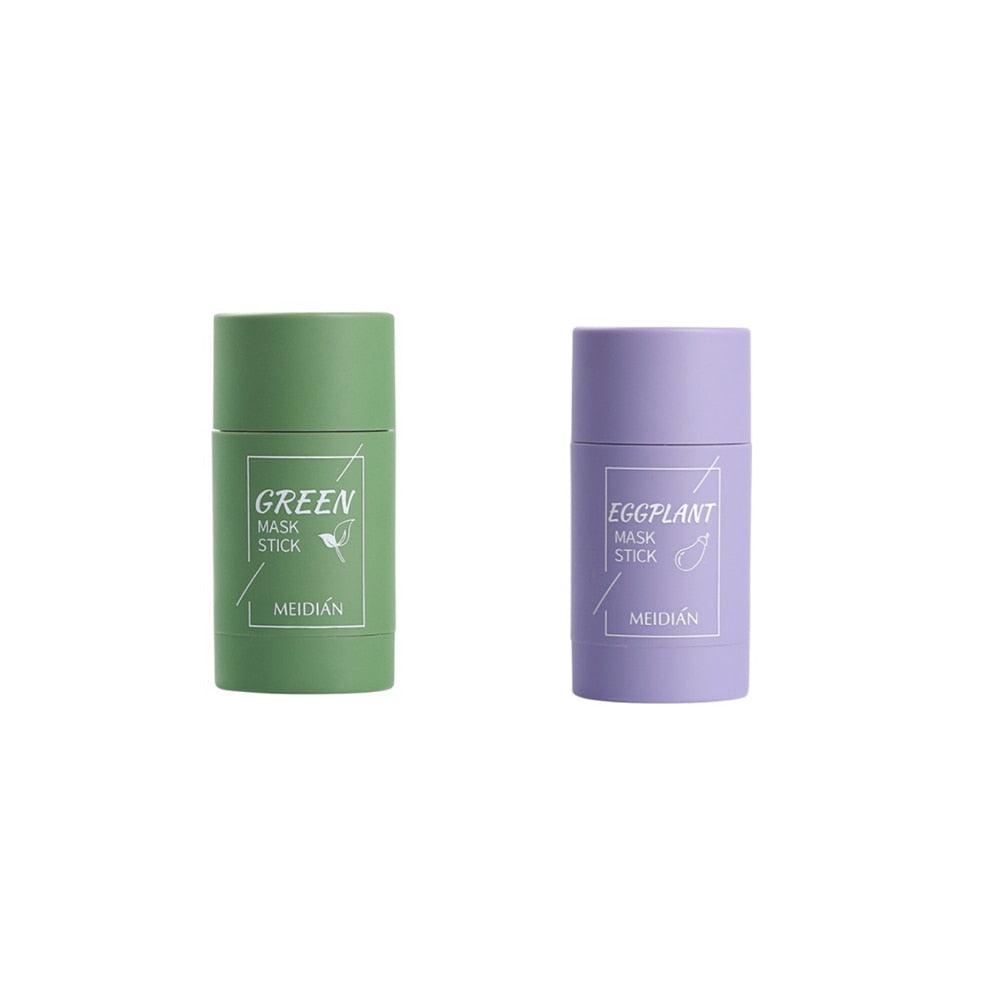 Green Tea Mask Stick Cleansing Face Clean Mask Mud Whitening Moisturizing Purifying Face Masks Clay Stick Oil Control Skin Care - ItemBear.com