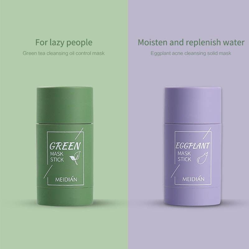 Green Tea Mask Stick Cleansing Face Clean Mask Mud Whitening Moisturizing Purifying Face Masks Clay Stick Oil Control Skin Care - ItemBear.com