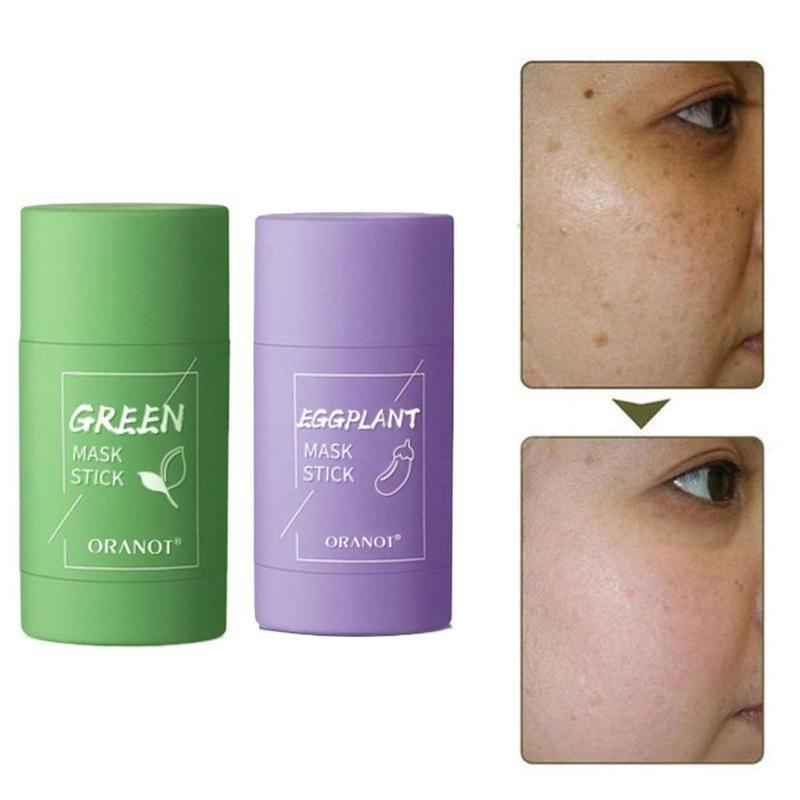 Green Tea Mask Stick Cleansing Face Clean Mask Mud Whitening Moisturizing Purifying Face Masks Clay Stick Oil Control Skin Care - ItemBear.com