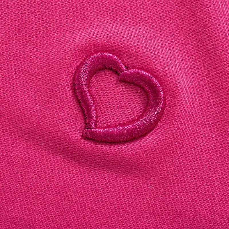 Heart-Embroider Bodycon Mini Dress - ItemBear.com