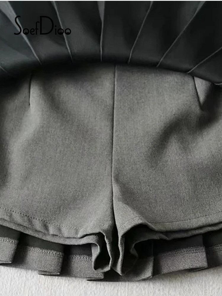 High Waist Side Zipper Skirt - ItemBear.com