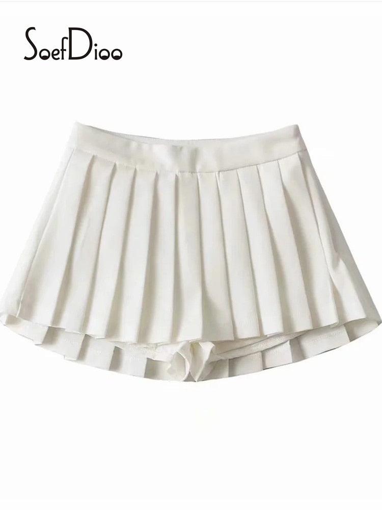 High Waist Side Zipper Skirt - ItemBear.com