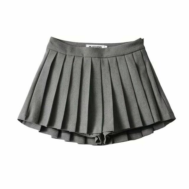 High Waist Side Zipper Skirt - ItemBear.com
