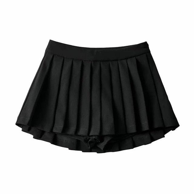 High Waist Side Zipper Skirt - ItemBear.com