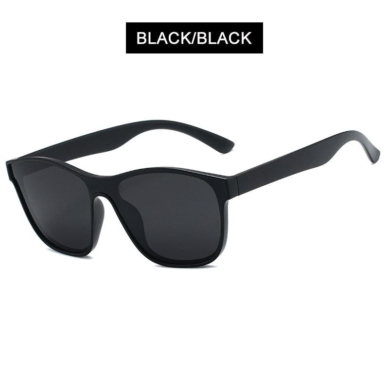 HOOBAN 2021 New Square Polarized Sunglasses Men Women Fashion Square Male Sun Glasses Brand Design One-piece Lens Eyewear UV400 - ItemBear.com